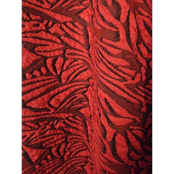 Soft Surroundings Red Textured wrap style blouse size 3X - Picture 3 of 5